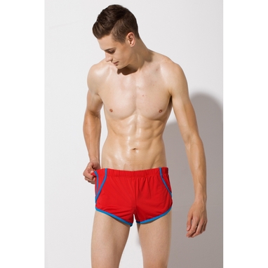 Мужские трусы шорты спортивные красные SuperBody Red Shorts