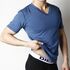 Мужская футболка темно-синяя с квадратной горловиной 012/012 АРТ 012-12-1