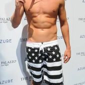 Мужские плавательные шорты черная Америка AussieBum Black America