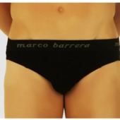 Мужские трусы брифы черные (серые)  Marco Barrera 711