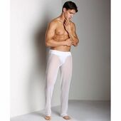 Мужские штаны в сетку белые N2N Sheer Mesh White Pants