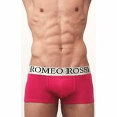 Мужские трусы боксеры малиновые Romeo Rossi Dark Pink Boxer