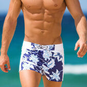  Мужские плавательные шорты Aussiebum синие Beach Shorts 60s Breeze