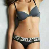 Женские трусы стринги Calvin Klein Women String Black