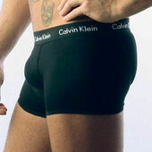  Мужские трусы боксеры черные  Calvin Klein 365 Boxer Black