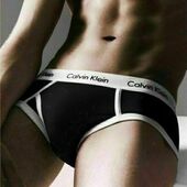 Мужские трусы брифы Calvin Klein 365 Black White