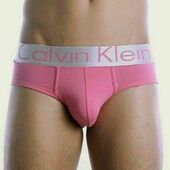 Мужские трусы брифы розовые Calvin Klein Steel Pink Brief
